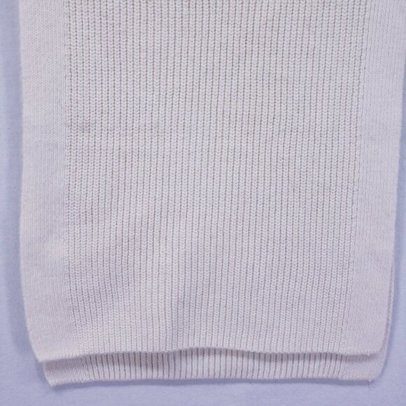 H&M Cream Ribbed Knit Turtleneck Sleeveless Open Sweater Vest Top One Size - Picture 4 of 10